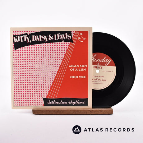Kitty, Daisy & Lewis Mean Son Of A Gun 7" Vinyl Record - Front Cover & Record