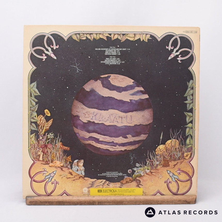 Klaatu - Klaatu - Germany Red Labels LP Vinyl Record - EX/EX