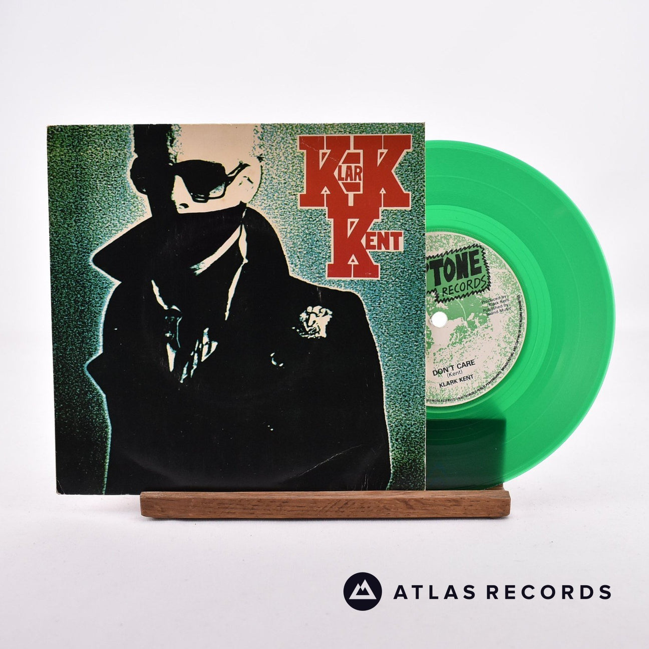 Klark Kent Don't Care 7" Vinyl Record - Front Cover & Record