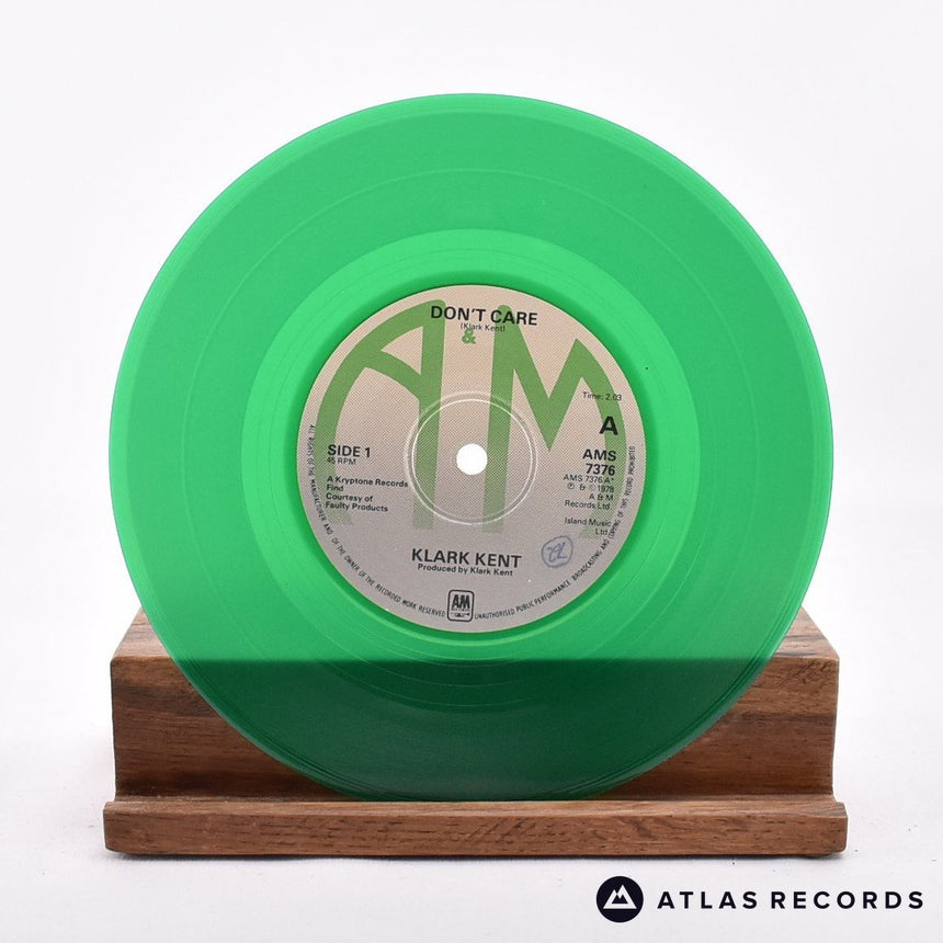 Klark Kent - Don't Care - Green 7" Vinyl Record - EX/NM