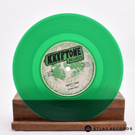 Klark Kent - Don't Care - Green 7" Vinyl Record - VG+/VG+
