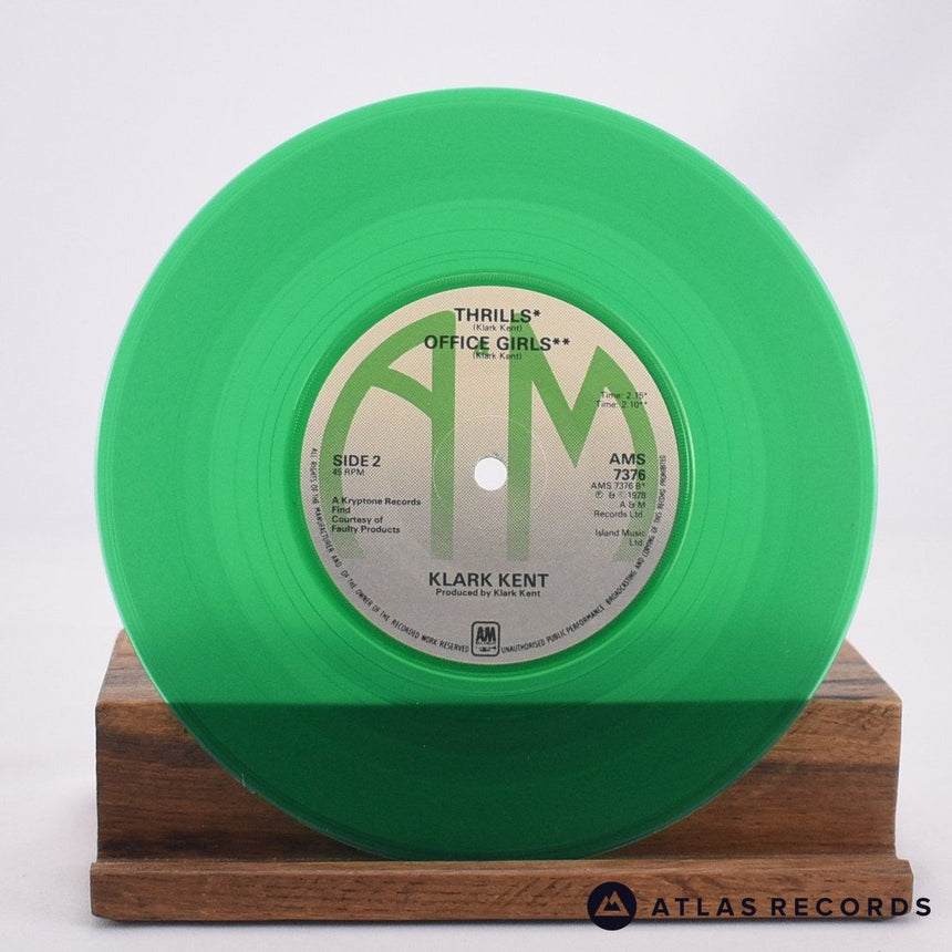 Klark Kent - Don't Care - Green 7" Vinyl Record - EX/EX