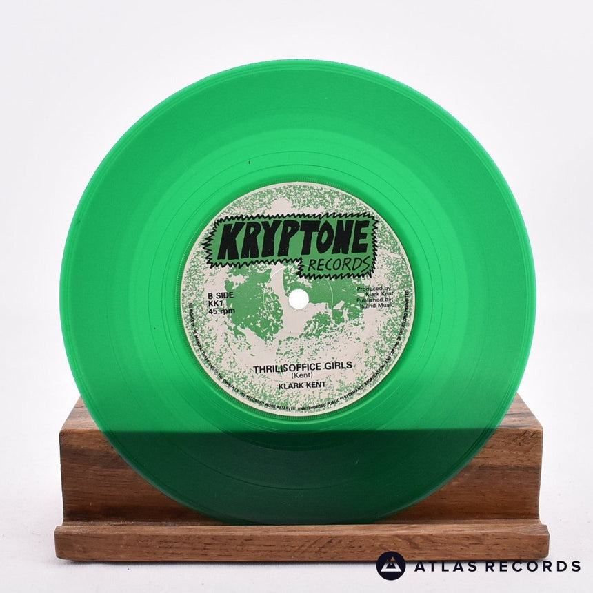 Klark Kent - Don't Care - Green 7" Vinyl Record - VG+/VG+
