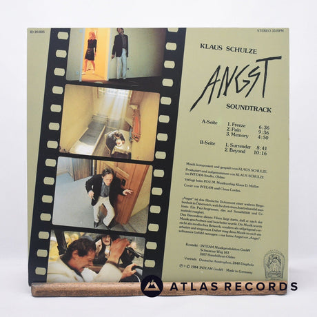 Klaus Schulze - Angst - LP Vinyl Record - NM/EX