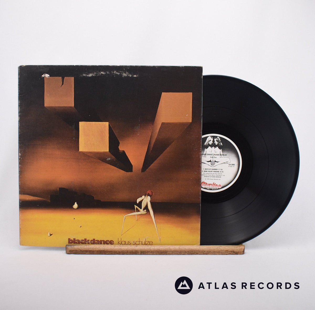 Klaus Schulze Blackdance LP Vinyl Record - Front Cover & Record