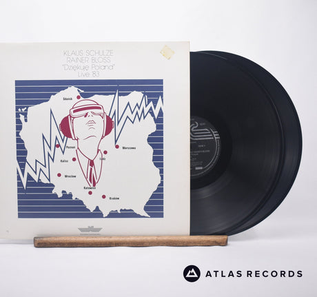 Klaus Schulze Dziękuję Poland Double LP Vinyl Record - Front Cover & Record