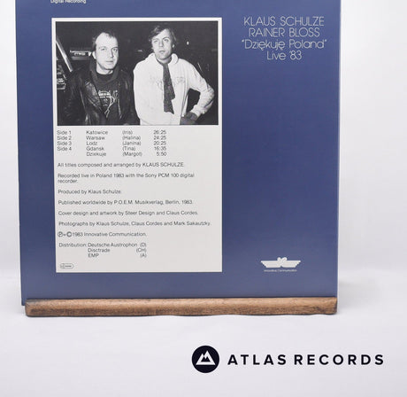 Klaus Schulze - Dziękuję Poland (Live '83) - Double LP Vinyl Record - EX/EX