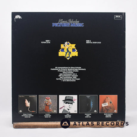 Klaus Schulze - Picture Music - Reissue S1 S2 LP Vinyl Record - EX/EX
