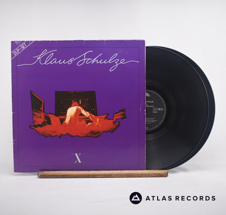 Klaus Schulze "X" (Sechs Musikalische Biographien) Double LP Vinyl Record - Front Cover & Record