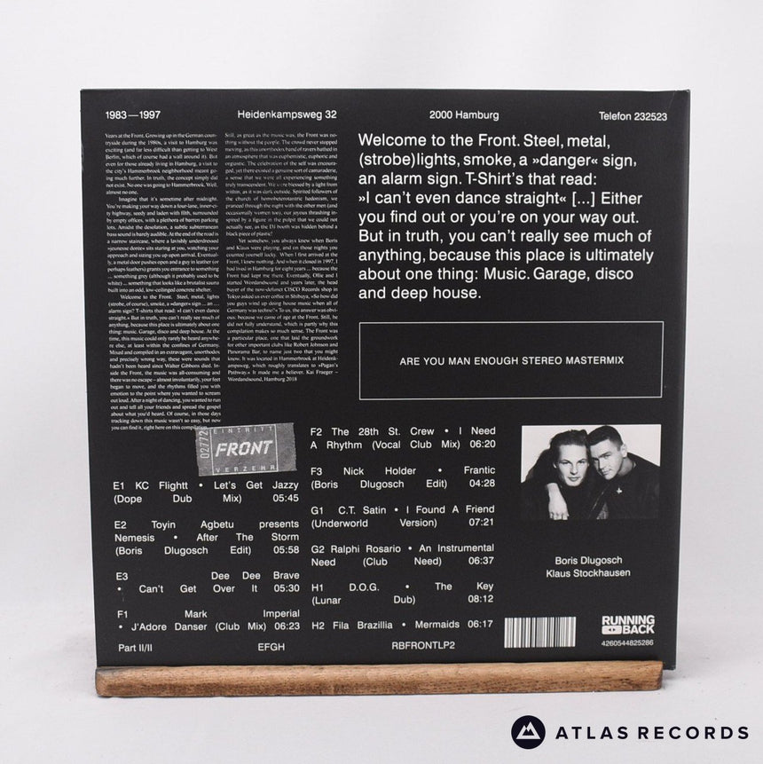 Klaus Stockhausen - Running Back Mastermix Presents - Front - 2 x 12" Vinyl