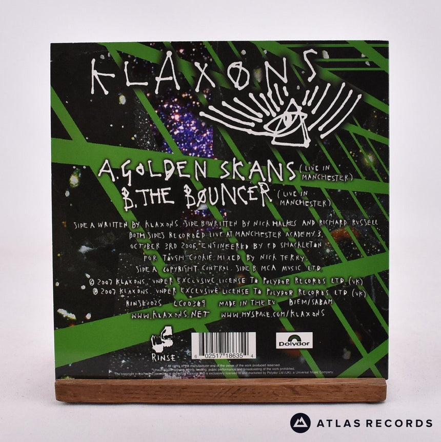 Klaxons - Golden Skans - Limited Edition 7" Vinyl Record - NM/NM