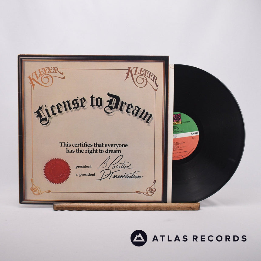 Kleeer License To Dream LP Vinyl Record - Front Cover & Record