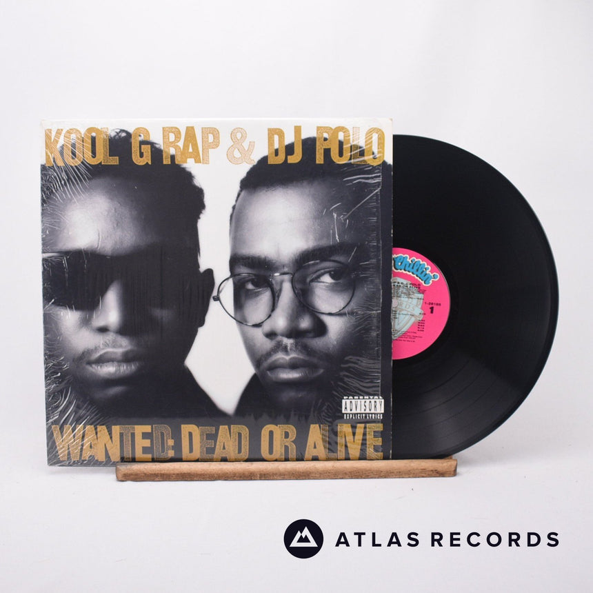Kool G Rap & D.J. Polo Wanted: Dead Or Alive LP Vinyl Record - Front Cover & Record