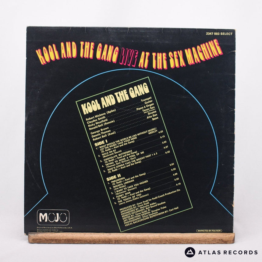 Kool & The Gang - Live At The Sex Machine - LP Vinyl Record - VG+/EX