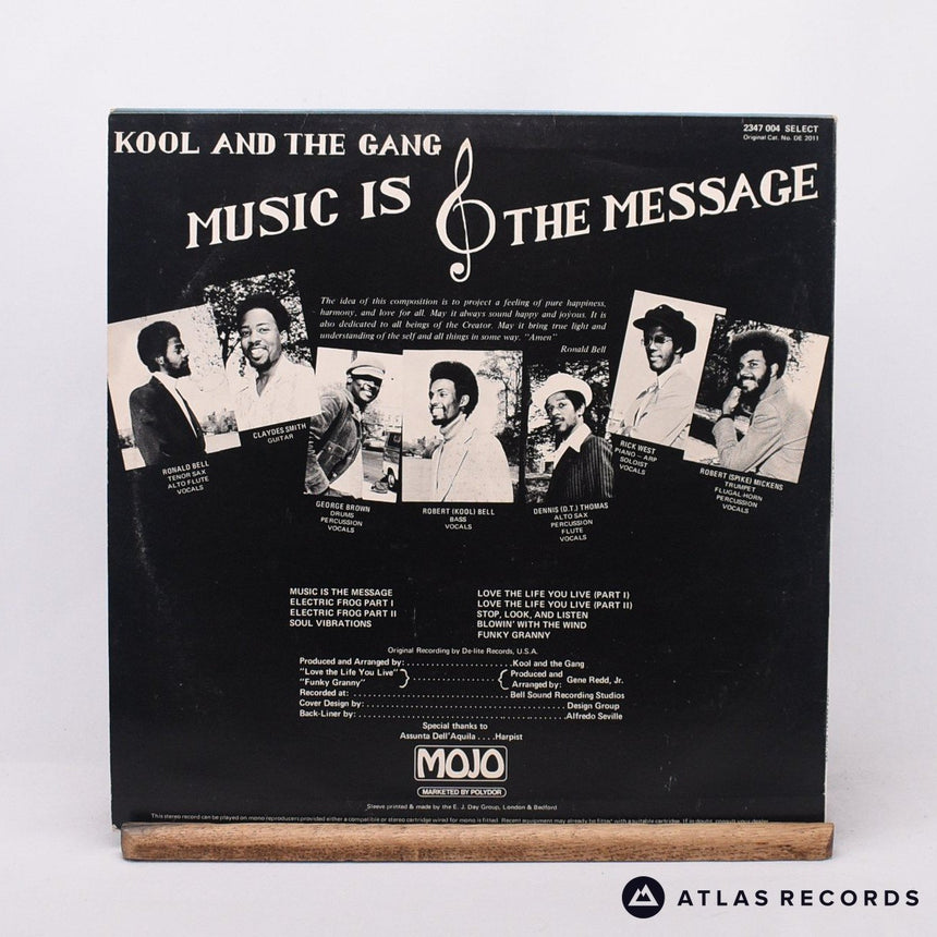 Kool & The Gang - Music Is The Message - LP Vinyl Record - EX/EX