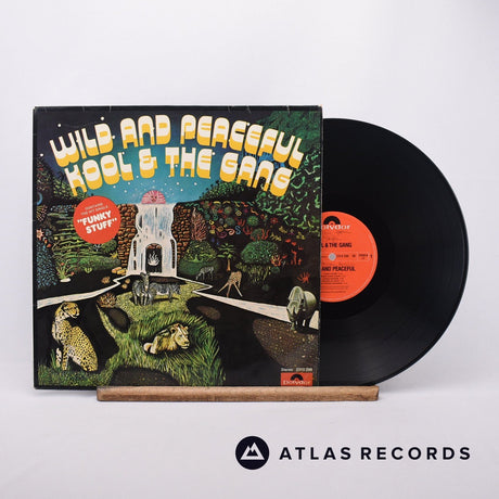 Kool & The Gang Wild And Peaceful LP Vinyl Record - Front Cover & Record