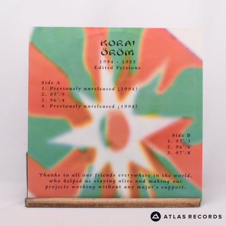 Korai Öröm - Edited Versions 1994-1997 - Insert LP Vinyl Record - EX/EX
