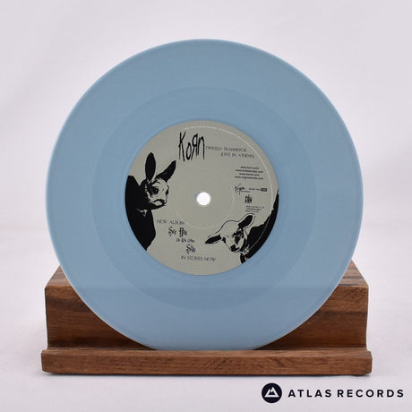 Korn - Coming Undone - Mirage Blue Limited Edition 7" Vinyl Record - NM/NM