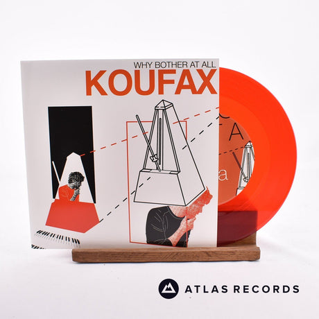Koufax Why Bother At All 7" Vinyl Record - Front Cover & Record