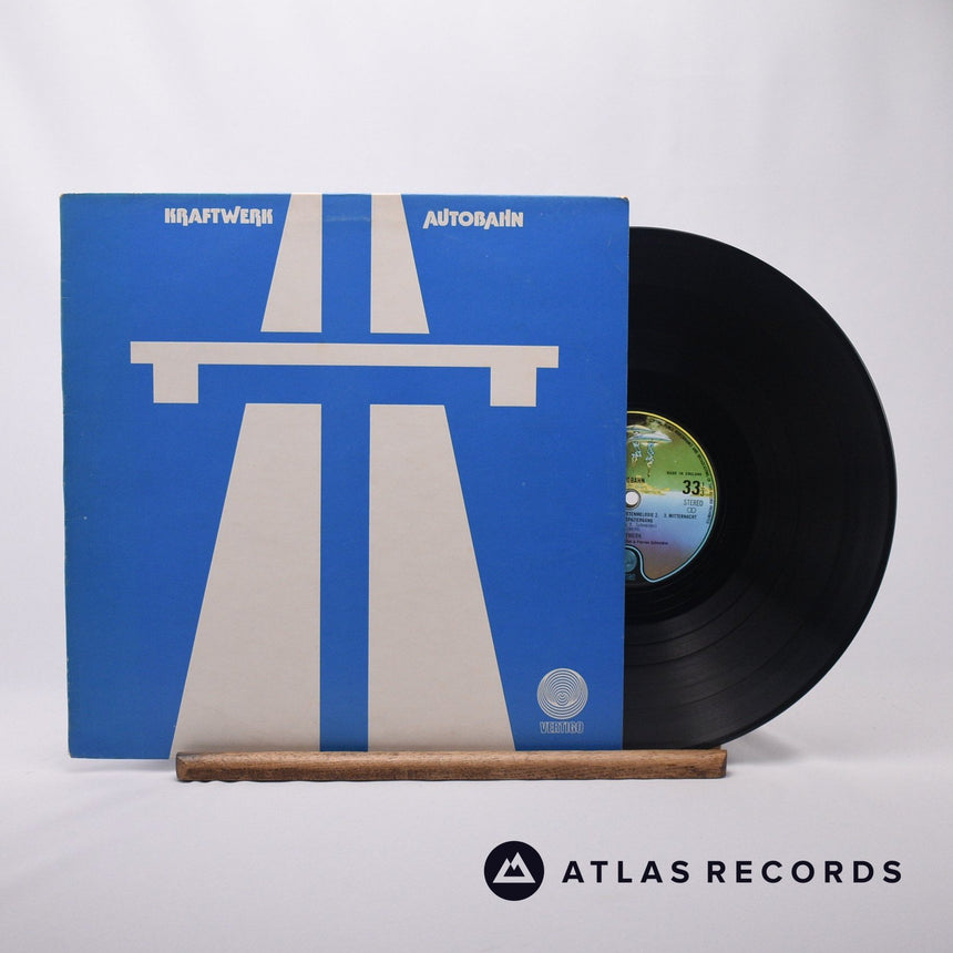 Kraftwerk Autobahn LP Vinyl Record - Front Cover & Record