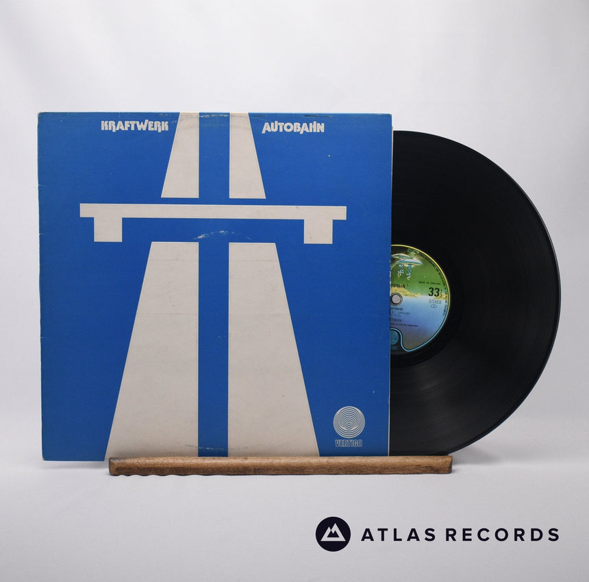 Kraftwerk Autobahn LP Vinyl Record - Front Cover & Record