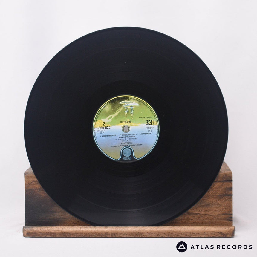 Kraftwerk - Autobahn - Embossed Sleeve First Uk Issue LP Vinyl Record - VG/EX