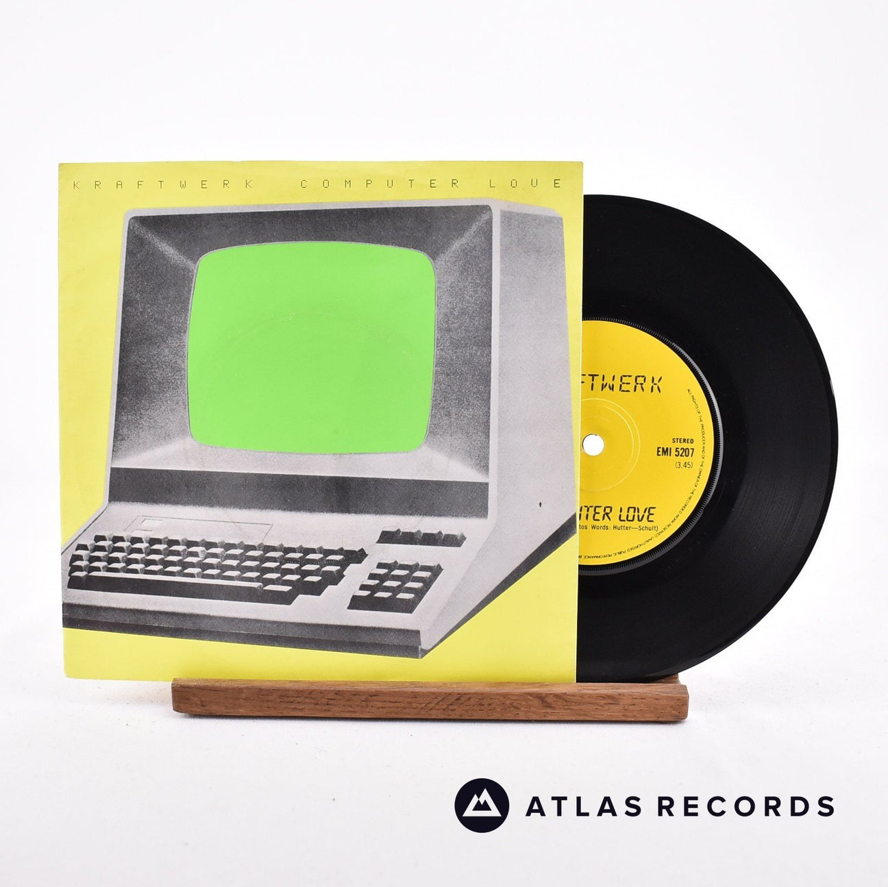 Kraftwerk Computer Love 7" Vinyl Record - Front Cover & Record