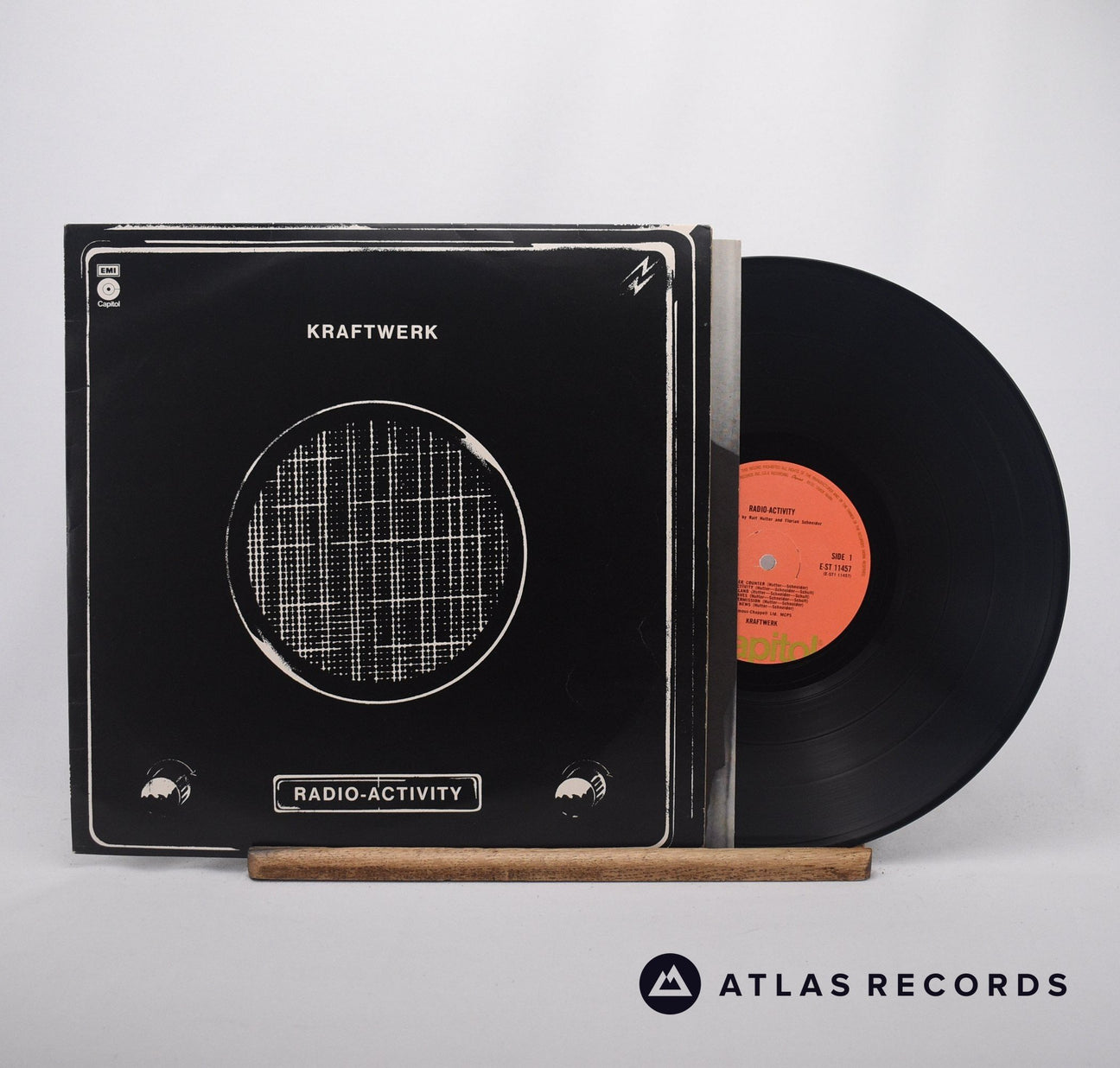 Kraftwerk Radio-Activity LP Vinyl Record - Front Cover & Record