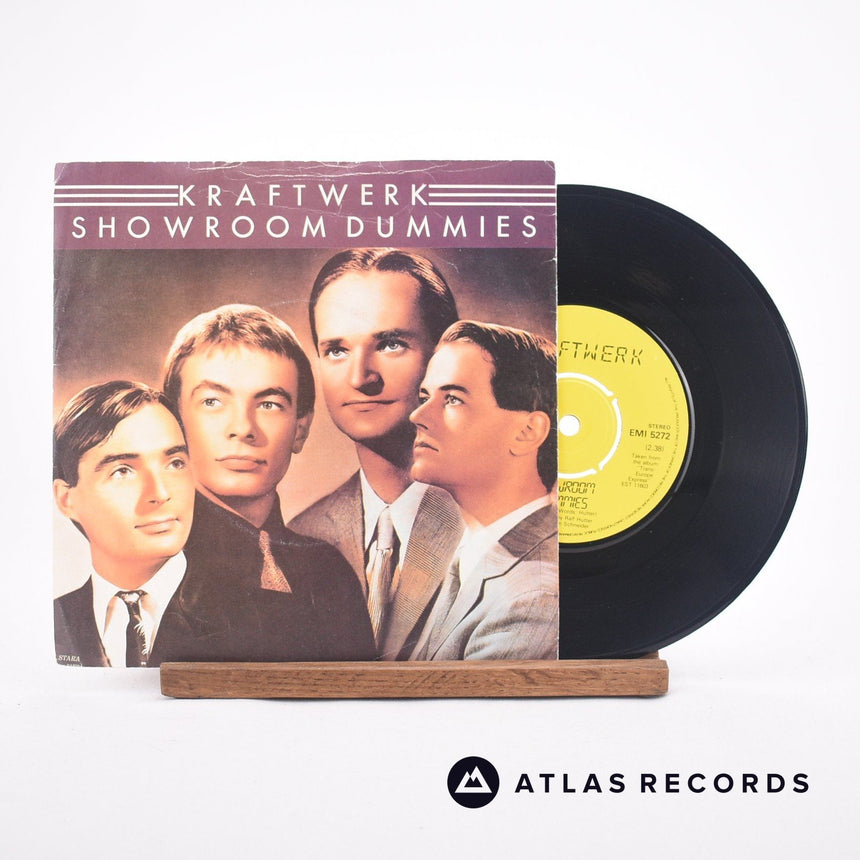 Kraftwerk Showroom Dummies 7" Vinyl Record - Front Cover & Record