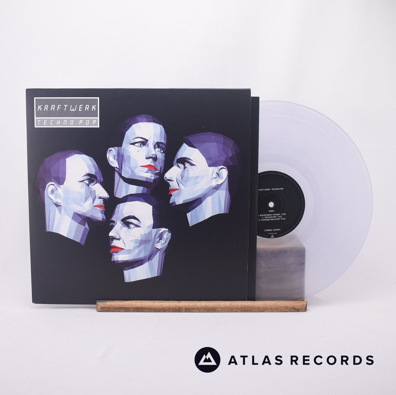Kraftwerk Techno Pop LP Vinyl Record - Front Cover & Record