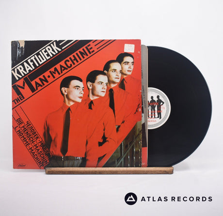 Kraftwerk The Man • Machine LP Vinyl Record - Front Cover & Record