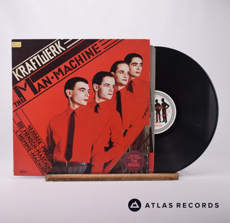 Kraftwerk The Man • Machine LP Vinyl Record - Front Cover & Record