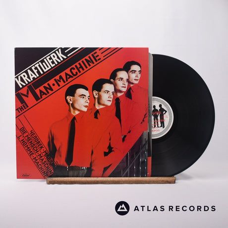 Kraftwerk The Man • Machine LP Vinyl Record - Front Cover & Record