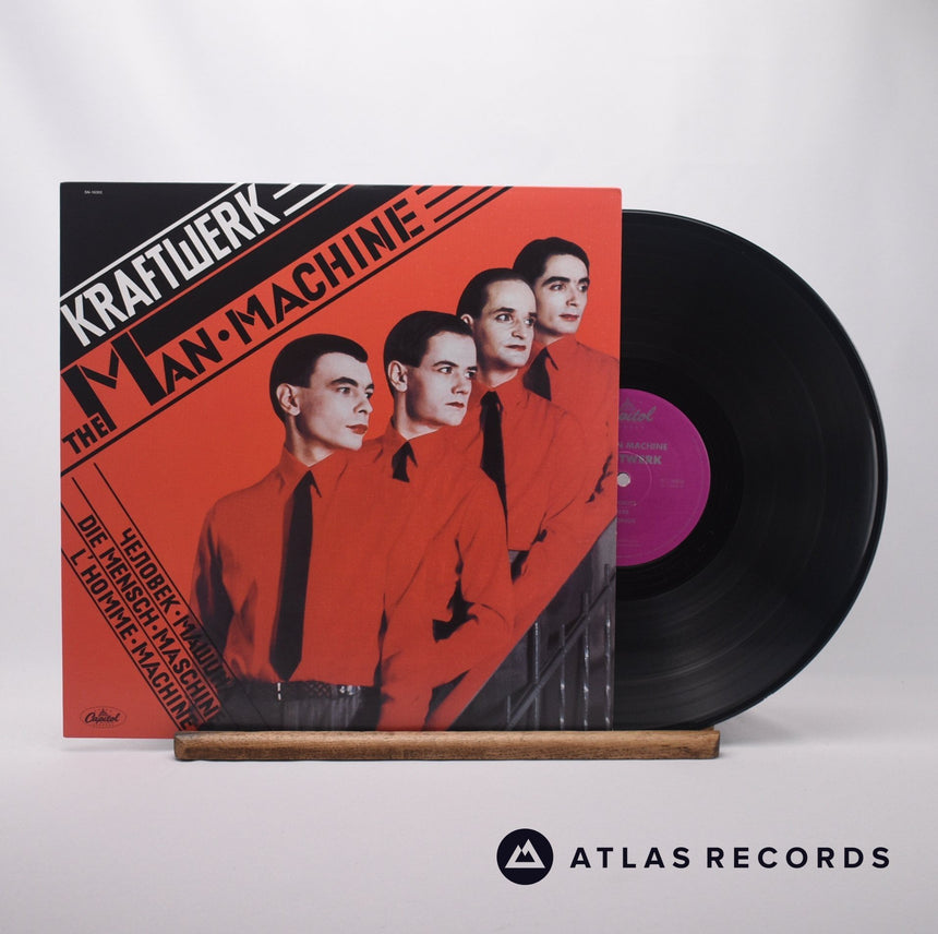 Kraftwerk The Man Machine LP Vinyl Record - Front Cover & Record