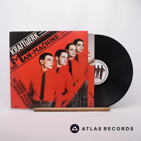 Kraftwerk The Man • Machine LP Vinyl Record - Front Cover & Record