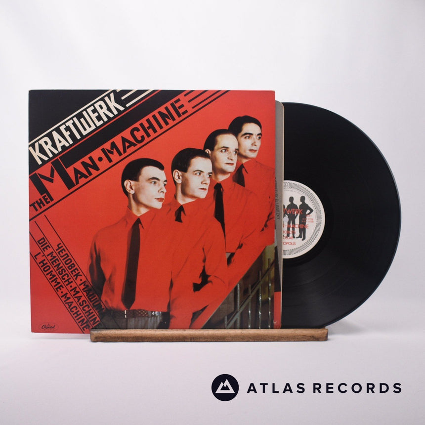 Kraftwerk The Man • Machine LP Vinyl Record - Front Cover & Record