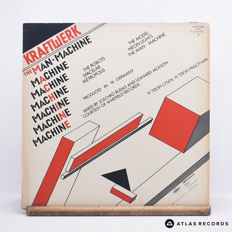 Kraftwerk - The Man • Machine - First Press Htm LP Vinyl Record - VG+/EX