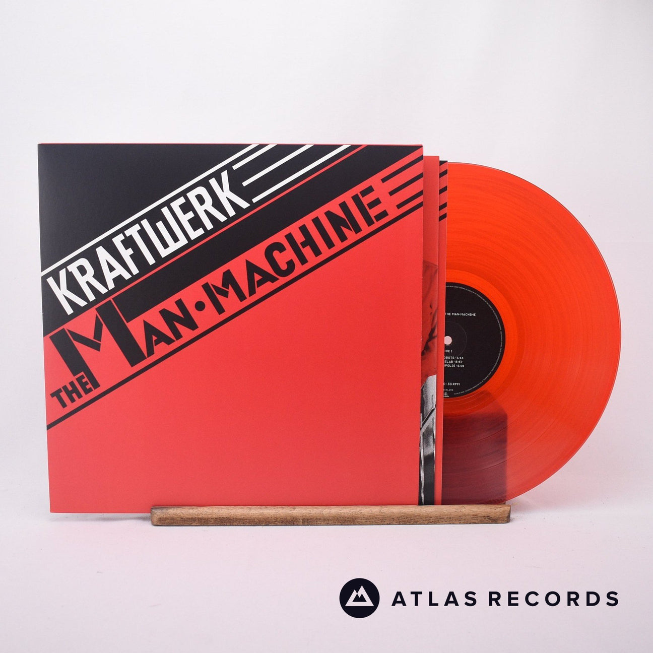 Kraftwerk The Man•Machine LP Vinyl Record - Front Cover & Record