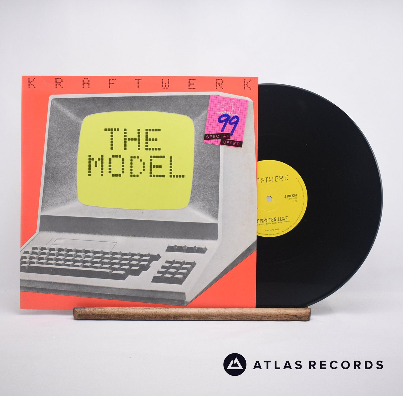 Kraftwerk The Model 12" Vinyl Record - Front Cover & Record