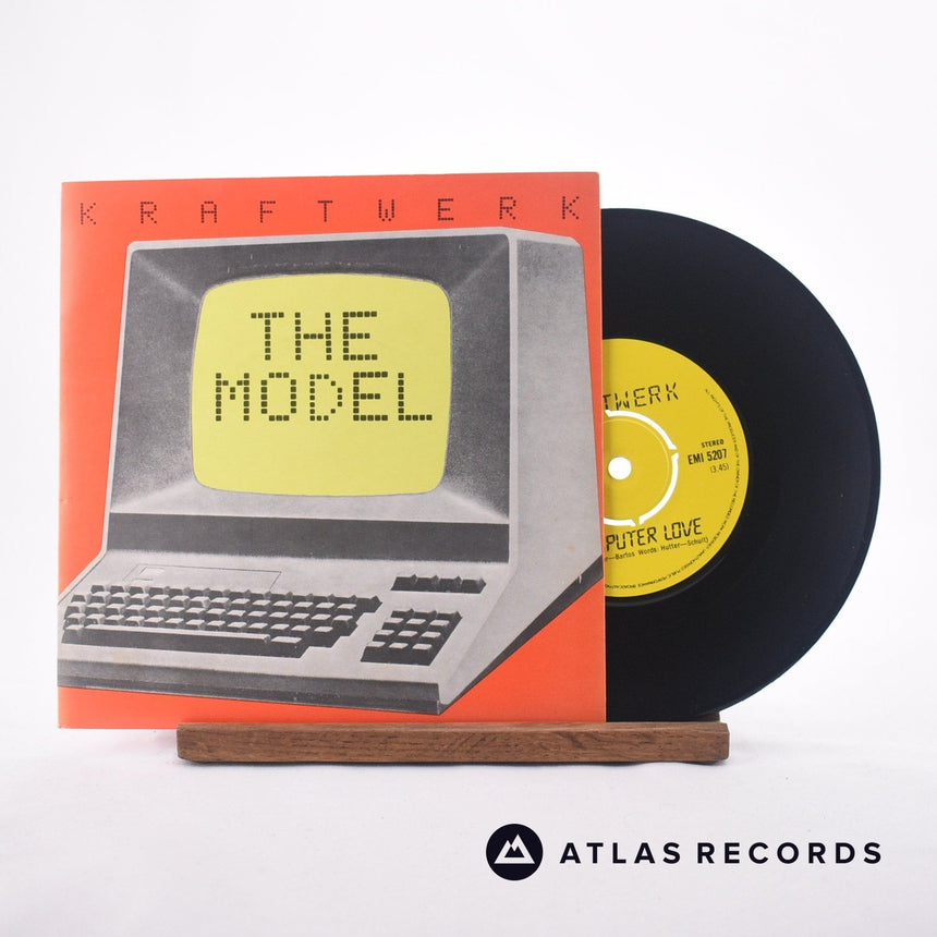 Kraftwerk The Model 7" Vinyl Record - Front Cover & Record