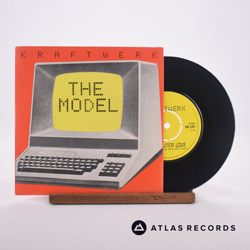 Kraftwerk The Model 7" Vinyl Record - Front Cover & Record