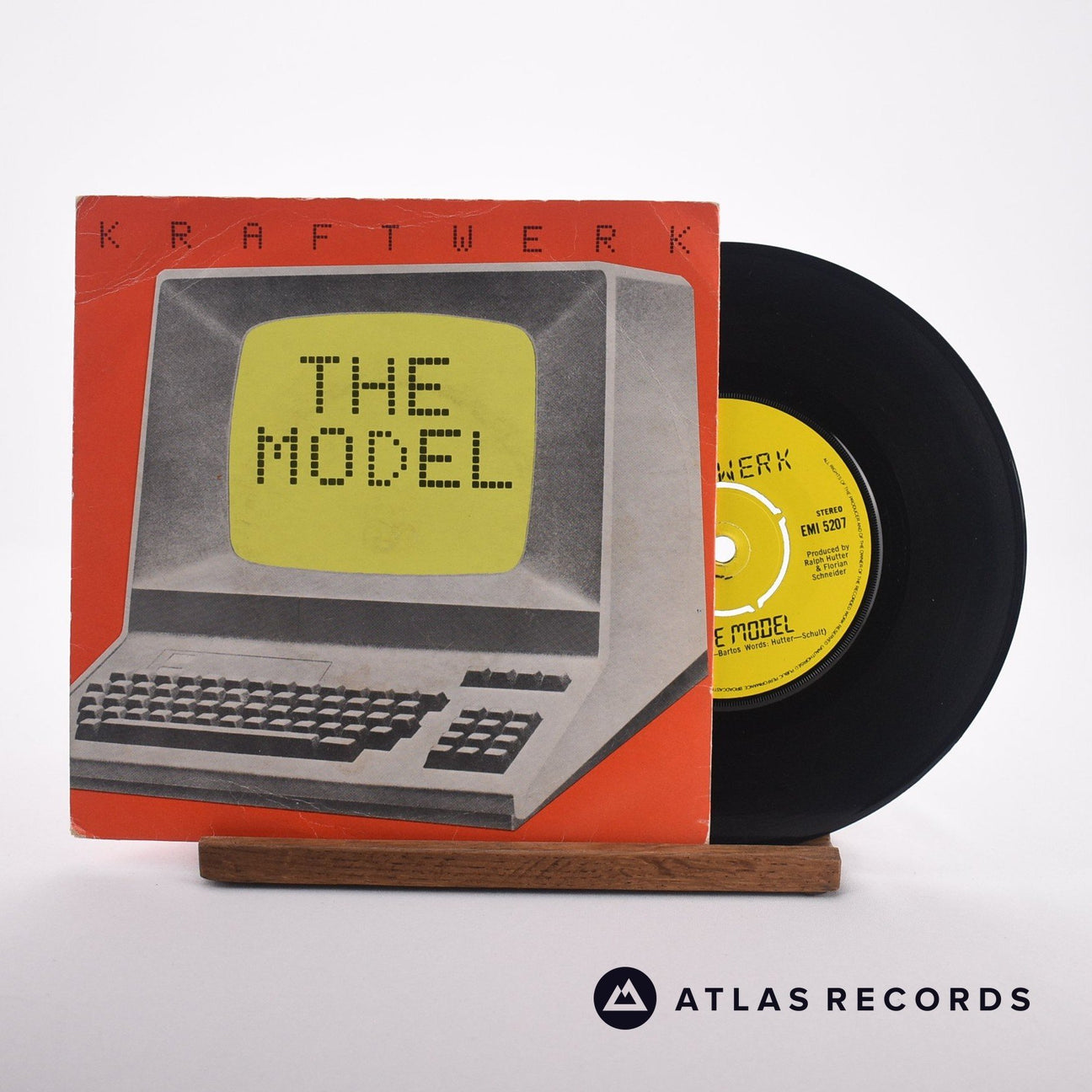 Kraftwerk The Model 7" Vinyl Record - Front Cover & Record