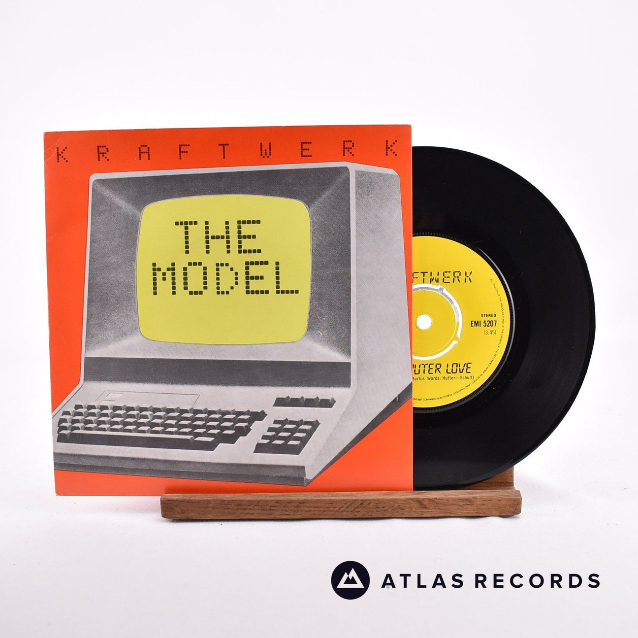 Kraftwerk The Model 7" Vinyl Record - Front Cover & Record