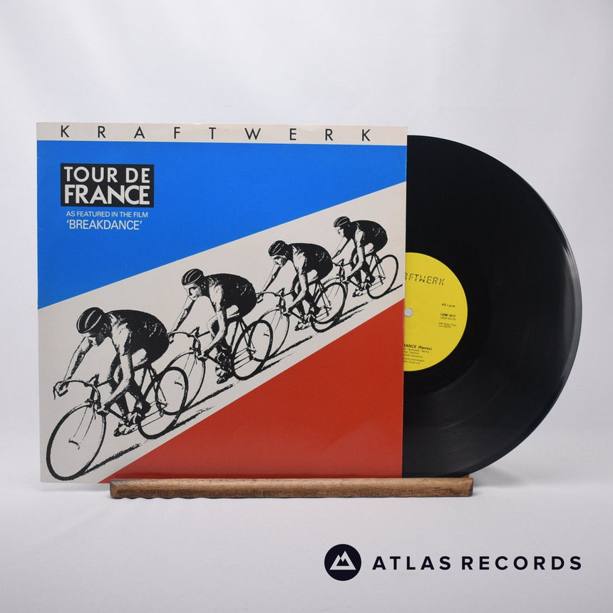 Kraftwerk Tour De France 12" Vinyl Record - Front Cover & Record