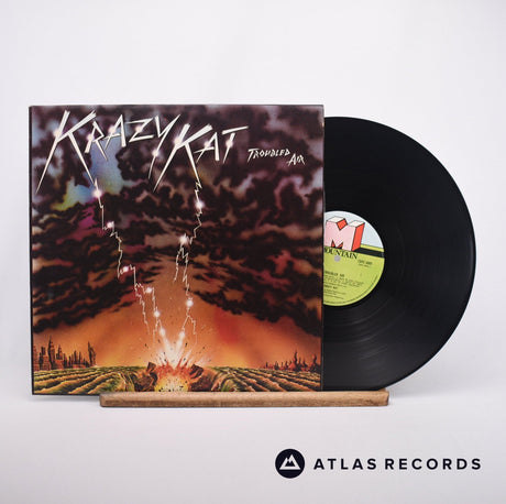 Krazy Kat Troubled Air LP Vinyl Record - Front Cover & Record