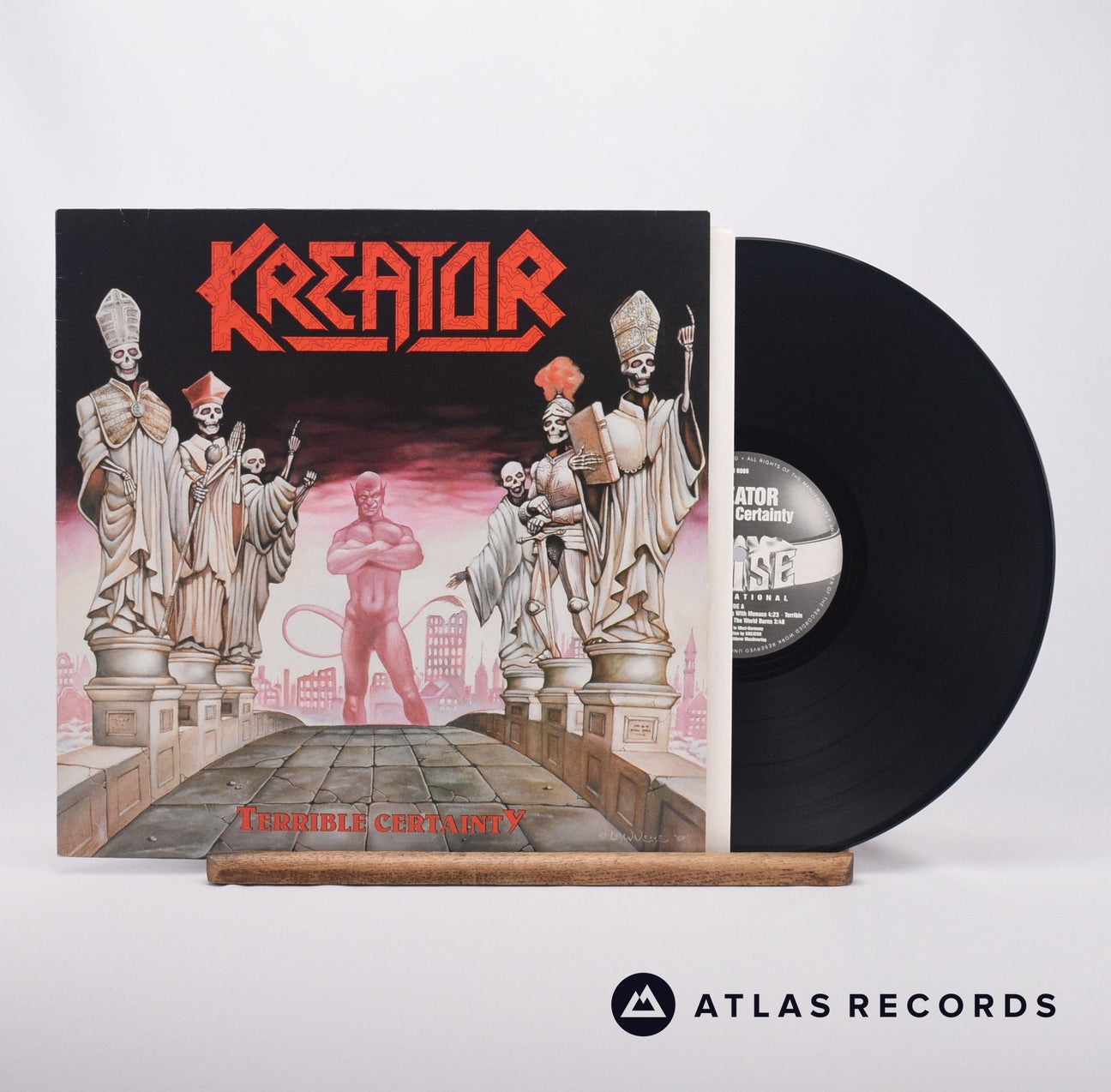 Kreator Terrible Certainty LP Vinyl Record - Front Cover & Record