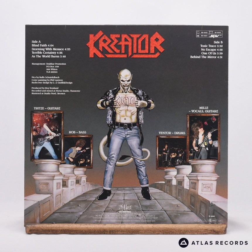 Kreator - Terrible Certainty - A1 B1 LP Vinyl Record - EX/EX