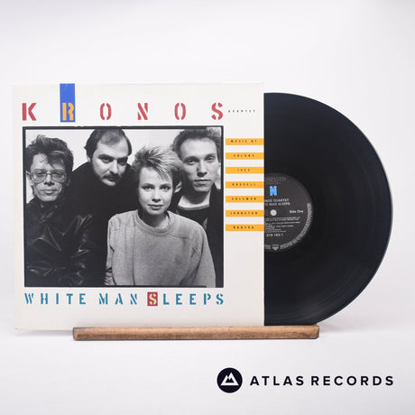 Kronos Quartet White Man Sleeps LP Vinyl Record - Front Cover & Record