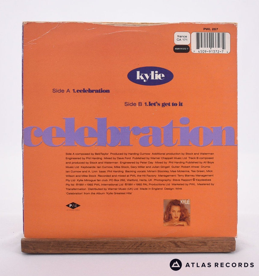 Kylie Minogue - Celebration - 7" Vinyl Record - VG+/VG+