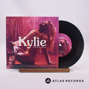 Kylie Minogue Dancing 7" Vinyl Record - Front Cover & Record